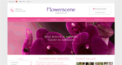 Desktop Screenshot of flowersceneaberdeen.co.uk