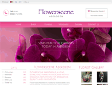 Tablet Screenshot of flowersceneaberdeen.co.uk